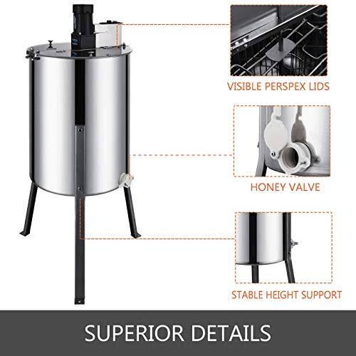 4/8 Frame Honey Extractor Electric Beekeeping Equipment Large Stainless Steel | Hoists, Cranes & Trolleys