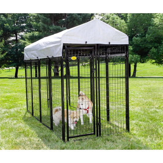 Welded Wire Dog Kennel, 6'H x 4'W x 8'L | Dog Kennels & Runs