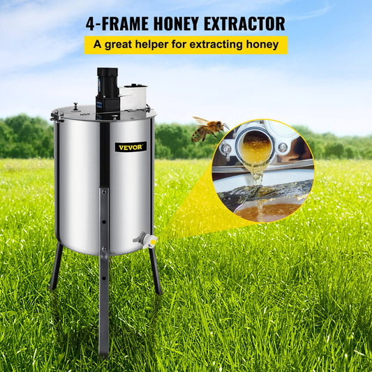 4/8 Frame Honey Extractor Electric Beekeeping Equipment Large Stainless Steel | Hoists, Cranes & Trolleys
