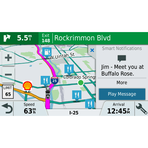 Zumo 396 LMT-S GPS with Built-In Bluetooth - Black | GPS Navigation Systems