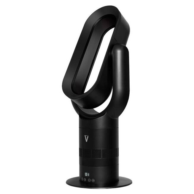 (Black Graphite) Vortex Air Bladeless Fan Heater & Cooler