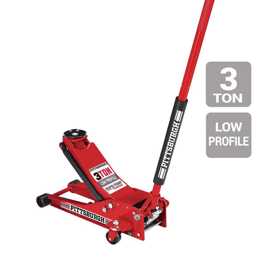 3 Ton Low Profile Floor Jack with Rapid Pump 56617 | Jacks & Lift Trucks