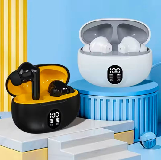 TWS Wireless Earbuds Stereo Headset with ENC & LED Display