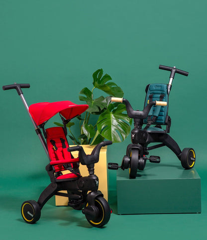'- Liki Foldable Trike S5 - Racing Green |  Baby Strollers