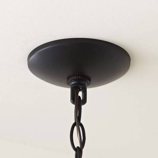 3 - Light Lantern Cylinder Pendant Finish Polished Nickel | Chandeliers