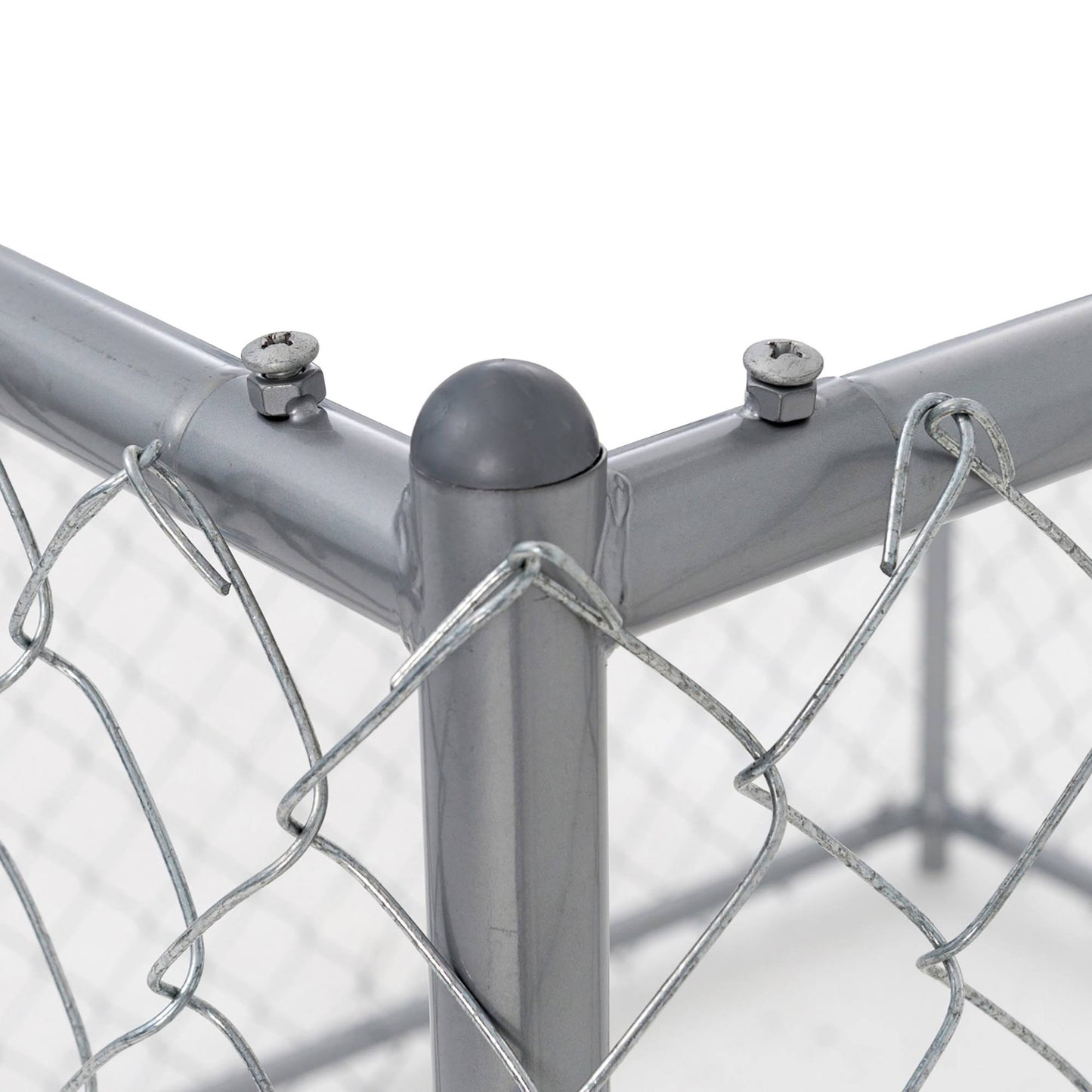 10 x 10Foot Heavy Duty Outdoor Chain Link Dog Kennel | Dog Kennels & Runs