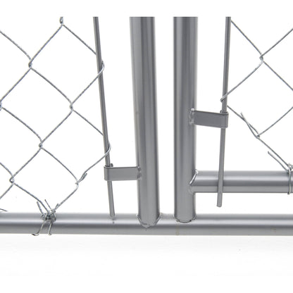 10 x 10Foot Heavy Duty Outdoor Chain Link Dog Kennel | Dog Kennels & Runs