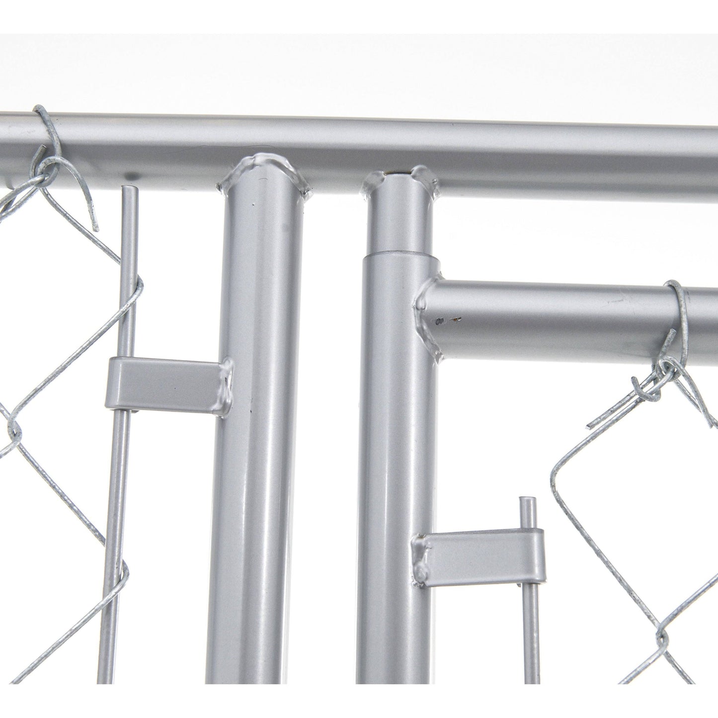 10 x 10Foot Heavy Duty Outdoor Chain Link Dog Kennel | Dog Kennels & Runs